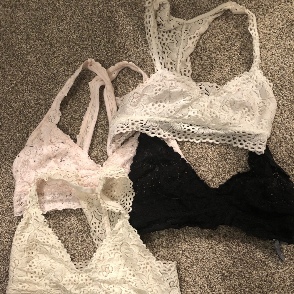 Four bralettes!